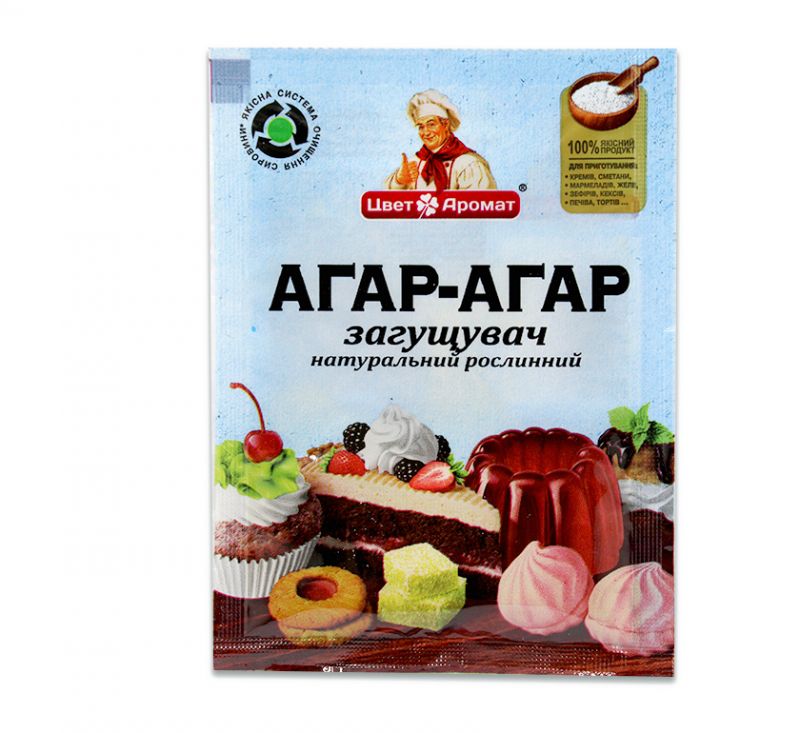 Агар-агар загущувач 8г Цвет Аромат