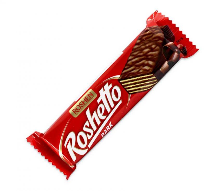 Батончик вафельний шоколадний Roshetto 32 г Roshen