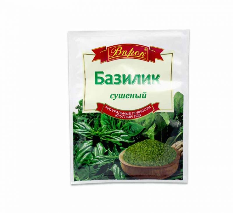 Приправа «Базилік сушений» 10 г Впрок