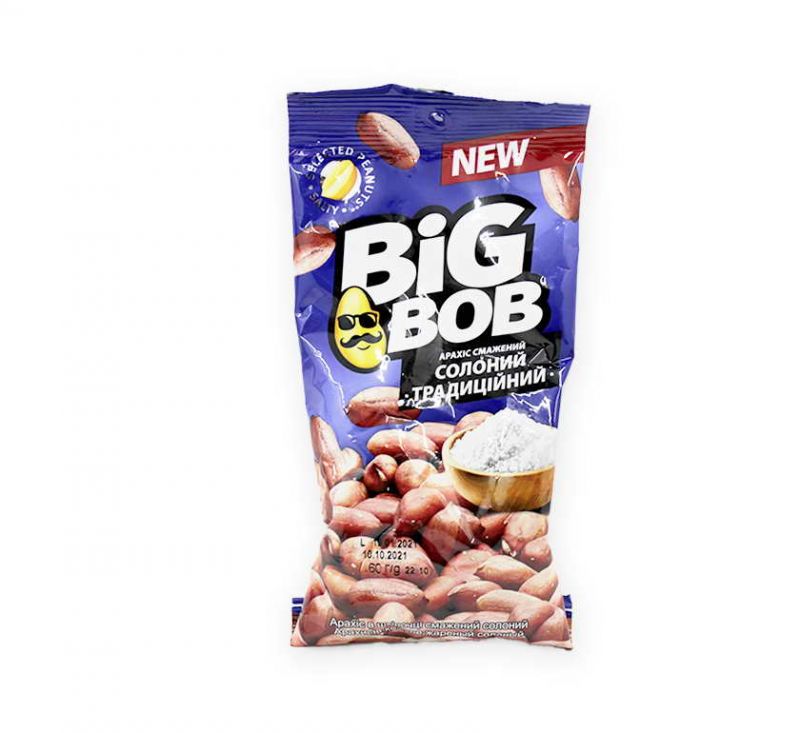 Арахіс Традиційний сіль  Big Bob 60 г