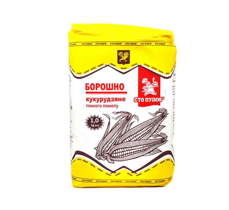 Борошно кукурудзяне 1 кг Сто Пудов