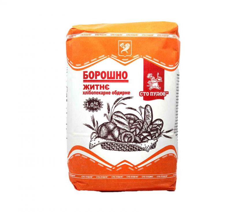 Борошно житнє 1 кг Сто Пудов