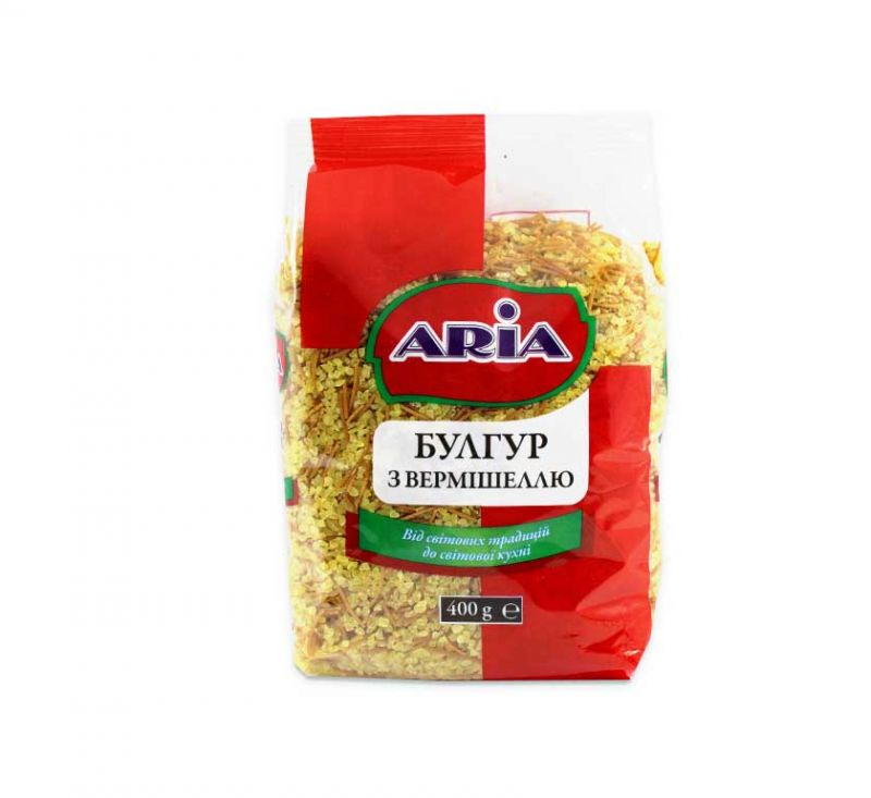 Крупа булгур з вермішеллю 400 г Aria