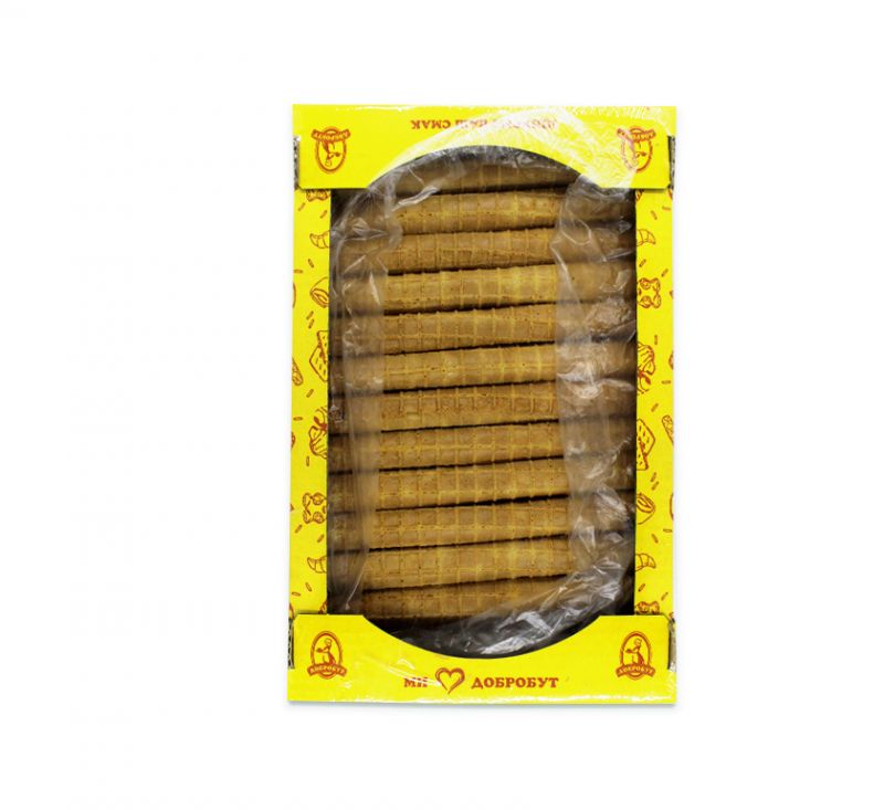 Вафельні трубочки «Cannoli» зі смаком шоколаду 1,1 кг Добробут
