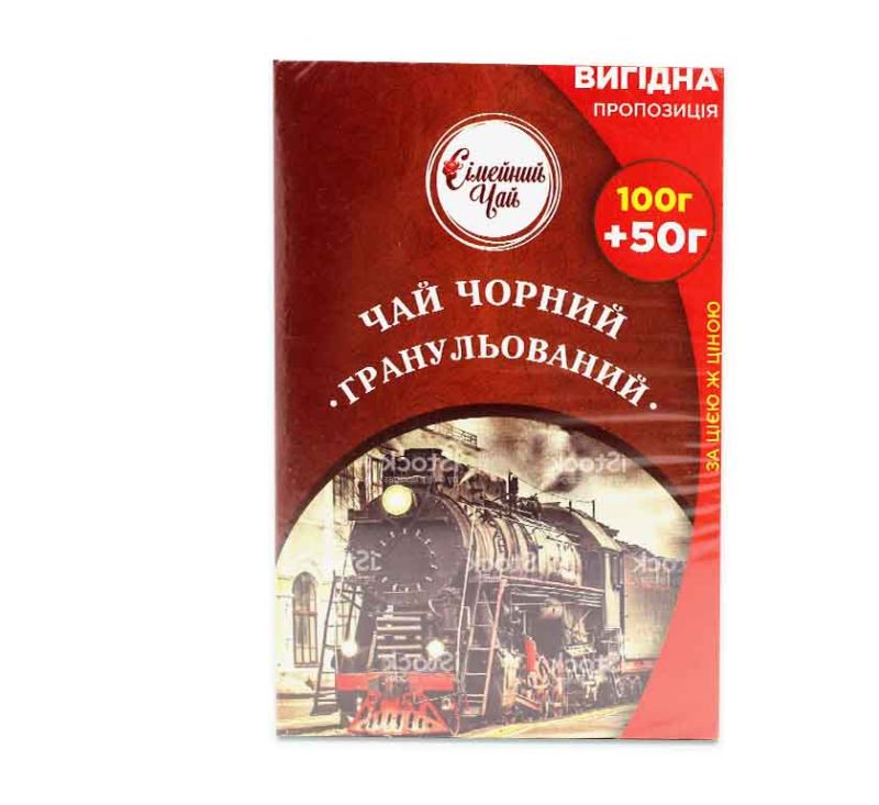 Чай чорний гранульваний 150 г Сімейний чай