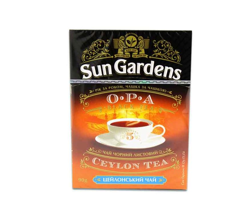 Чай чорний листовий OPA 90 г Sun Gardens
