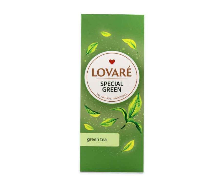 Чай зелений Special green 80 г Lovare