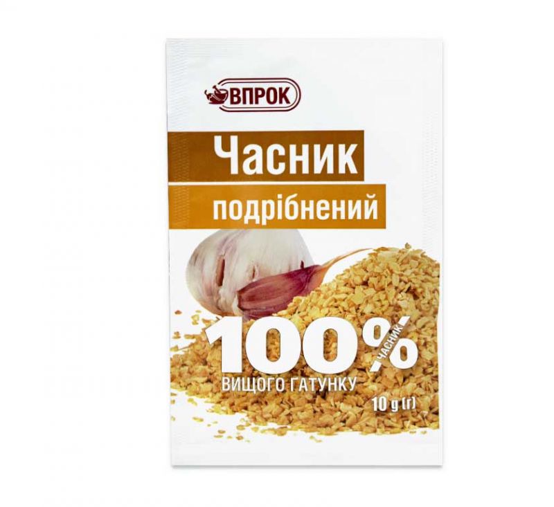 Часник подрібнений 10 г Впрок