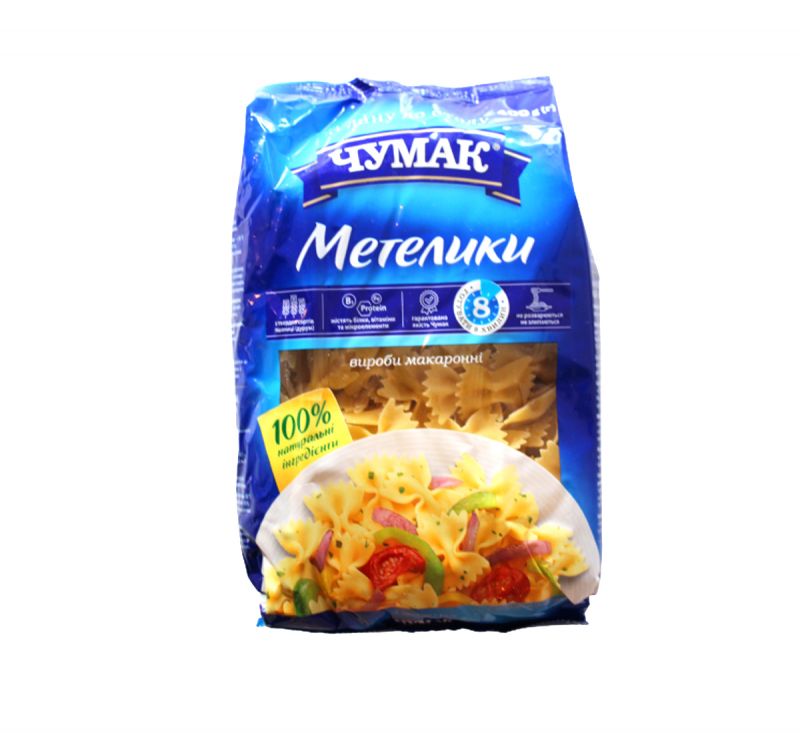 Макаронні вироби «Метелики»  400 г Чумак