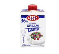 Вершки ультрапастеризовані 36% 500 г Mlekovita