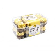 Цукерки вафельні з цілим лісовим горіхом 200 г «Ferrero Rocher»