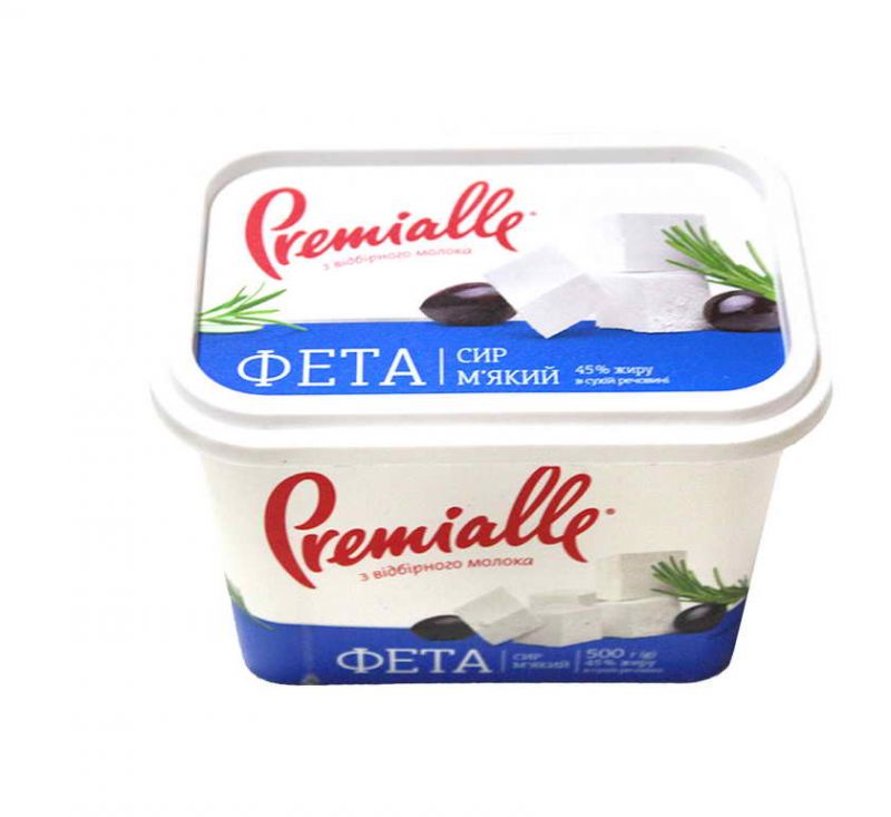 Сир м'який Фета 45% 500 г Premialle