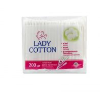 Гігієнічні ватні палички 200 шт Lady Cotton