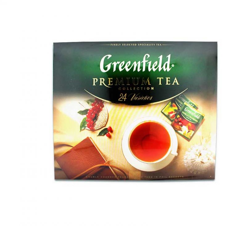 Чай набір подарунковий Premium Collection 24 вида Greenfield