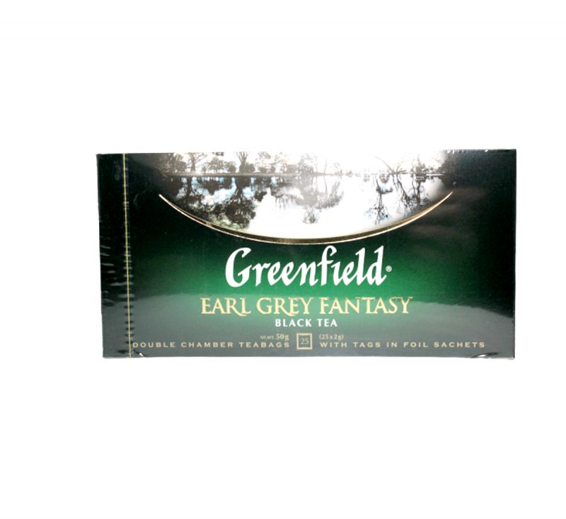 Чай чорний Grey Fantasy 25 пакетів Greenfield