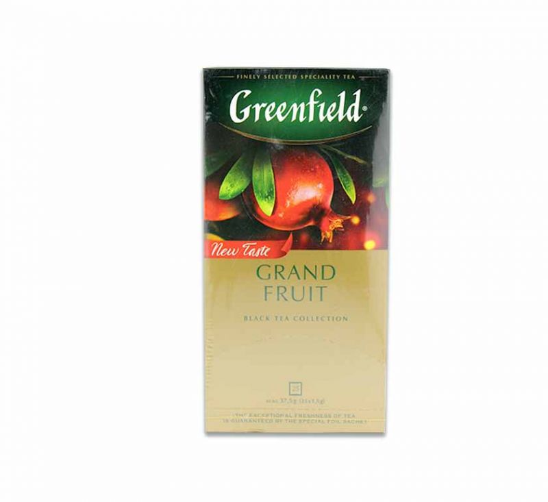 Чай чорний Grand Fruit 25 пакетів Greenfield