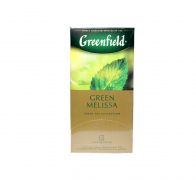 Чай зелений Green Melissa 25 пакетів Greenfield