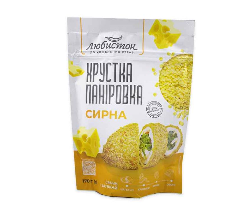 Хрустка паніровка Сирна 170 г Любисток