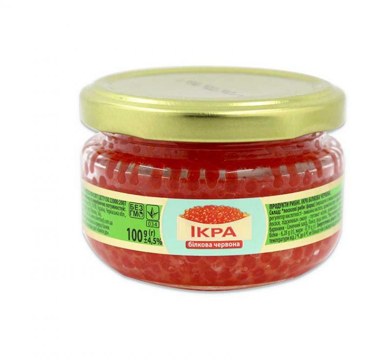 Ікра білкова червона 100 г Silver Food
