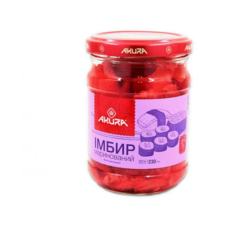 Імбир маринований 230 г Akura