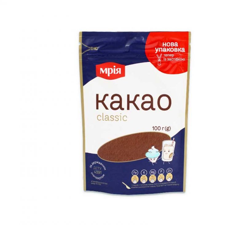 Какао-порошок 80 г Мрія