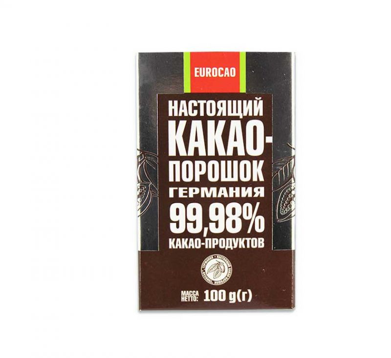 Какао 100 г Євромар