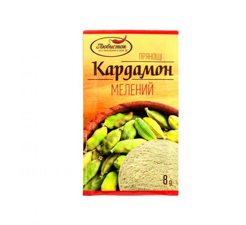 Приправа Кардамон мелений  8 г Любисток