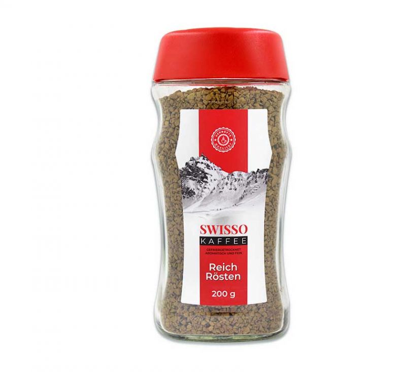 Кава розчинна 200 г Swisso Kaffee