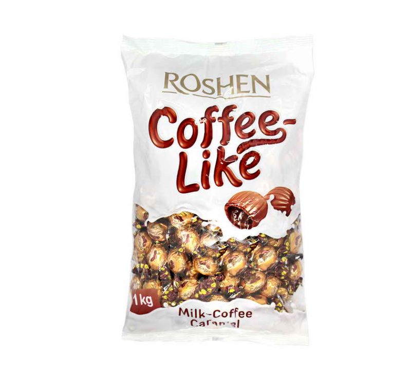 Карамель «CoffeeLike» з молочно-кавовою начинкою 1 кг Roshen