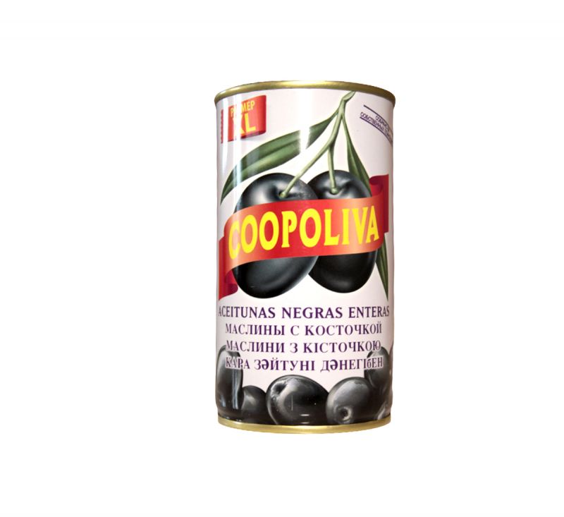 Маслини з кісточками 314 г Coopoliva
