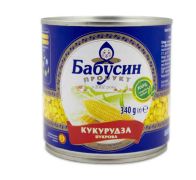 Кукурудза консервована цукрова 340 г Бабусин продукт
