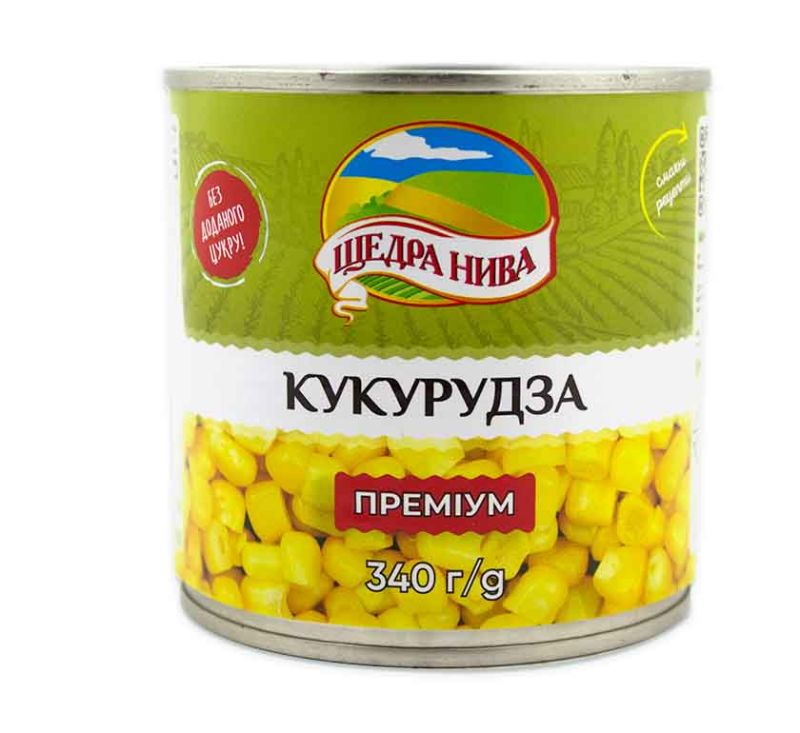 Кукурудза 340 г Щедра Нива