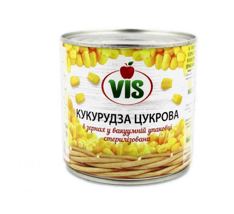 Кукурудза Цукрова в Зернах 340 г VIS