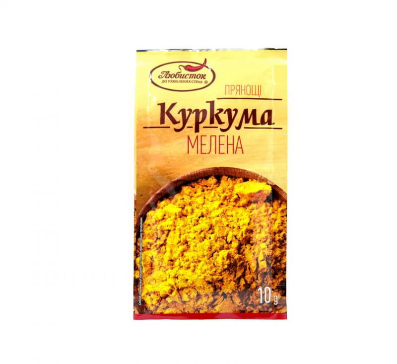 Приправа Куркума мелена 10 г Любисток