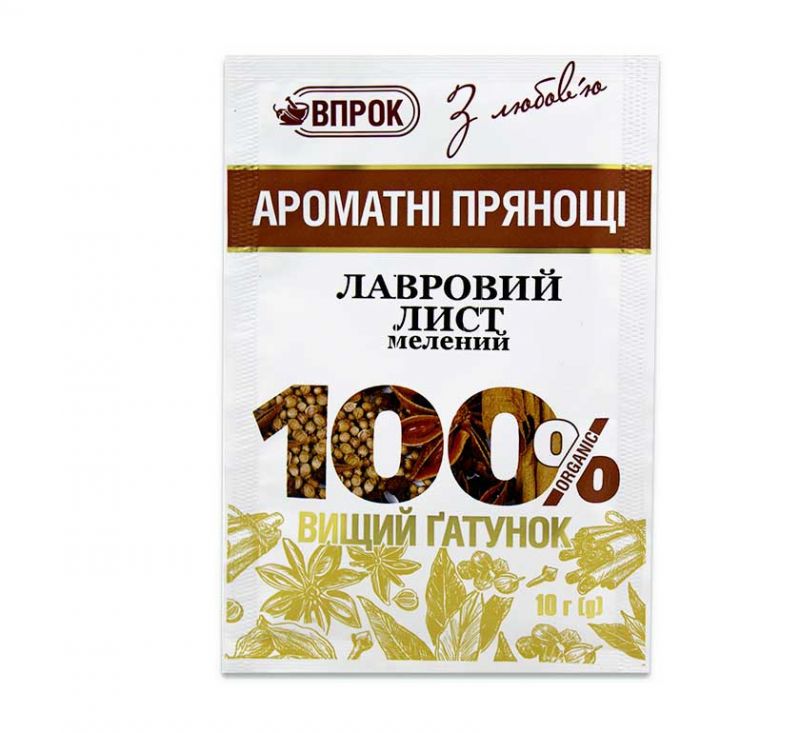 Приправа Лавровий лист 10 г Впрок