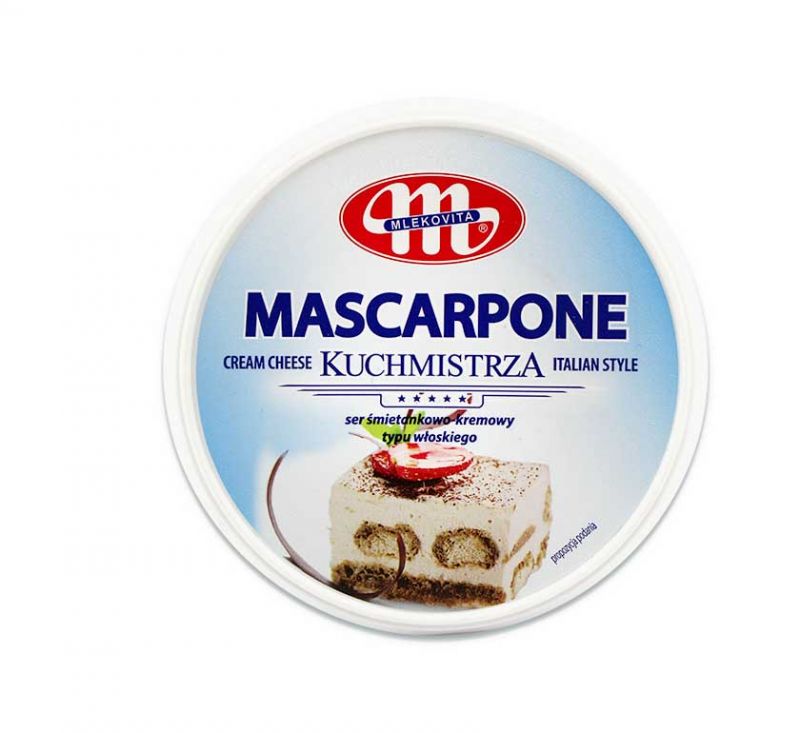 Сир Маскарпоне 80% 500 г Mlekovita