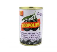 Маслини з кісточкою 370 г Coopoliva