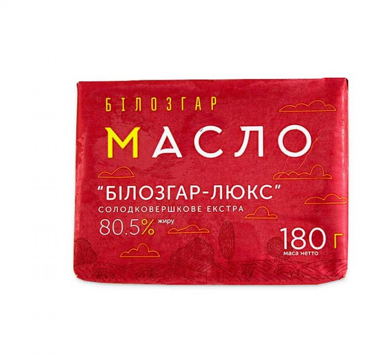 Масло «Білозгар-Люкс» 80,5% 180 г Білозгар