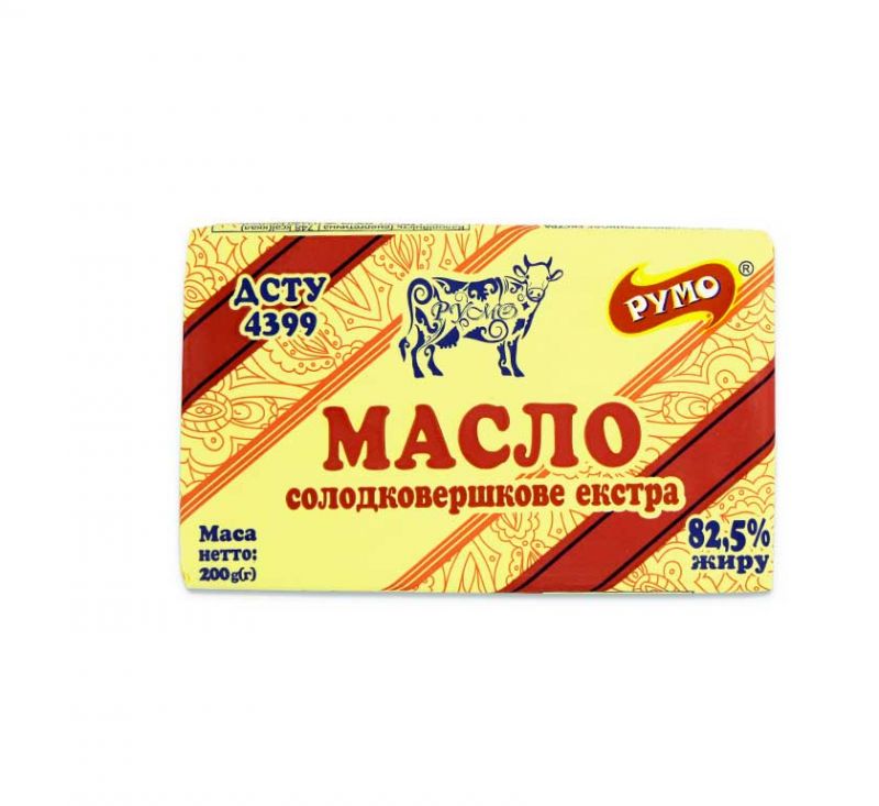 Масло Селянське 82,5% 200 г Румо