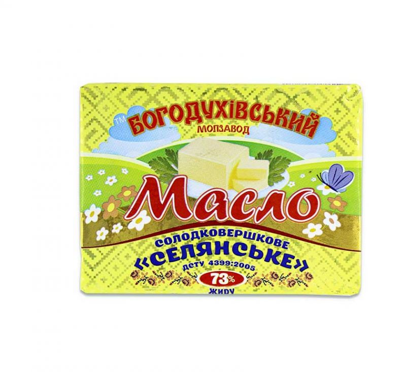 Масло «Селянське» 73% 180 г Богодухівське