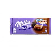 Шоколад молочний з како і печивом OREO 100 г Milka