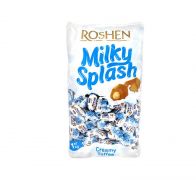 Цукерки «Milky Splash» неглазуровані з ірисоподібної маси з молочною начинкою 1 кг Roshen