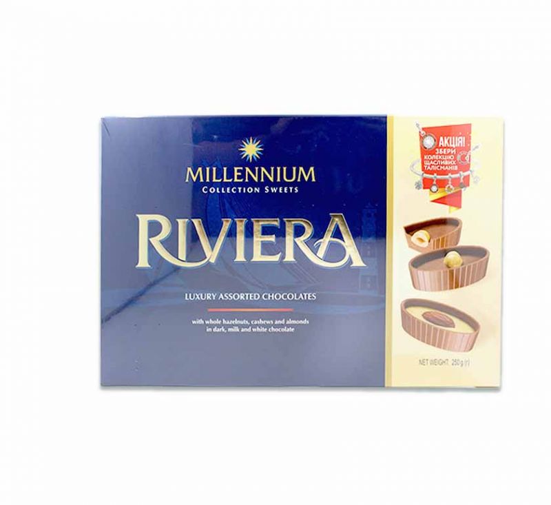 Шоколадні цукерки «Riviera» Асорті 250 Millennium