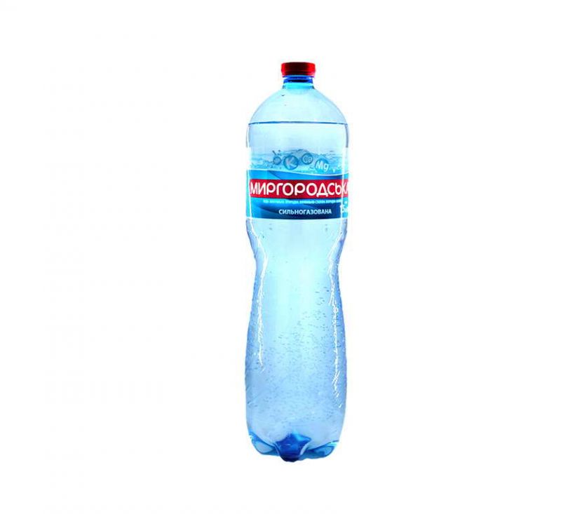 Вода мінеральна сильногазована 1,5 л Миргородська