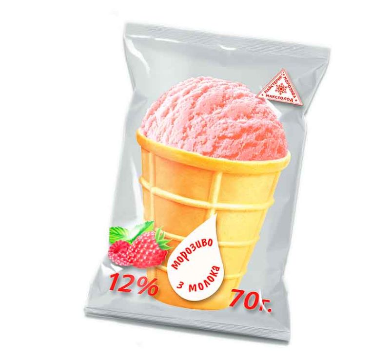 Морозиво Зима малина 70 г Максхолод