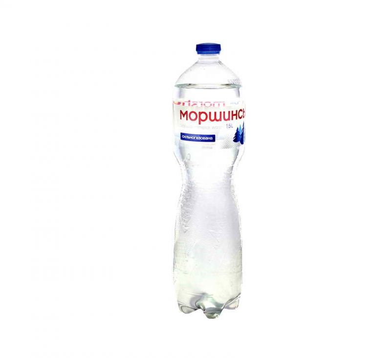 Вода мінеральна сильногазована 1,5 л Моршинська