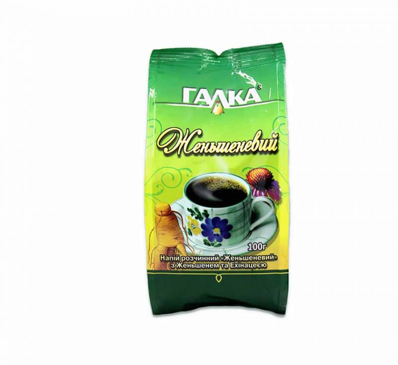 Напій розчинний з женьшенем і ехінацеєю 100г Галка