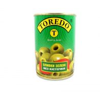 Оливки зелені  без кісточки 280 мл Toredo