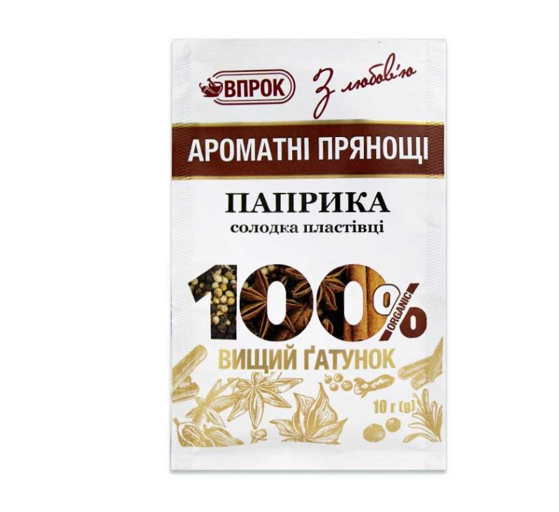 Паприка солодка пластівці 10 г Впрок
