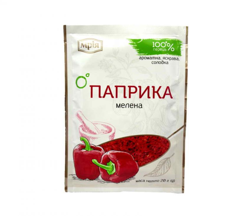 Приправа Паприка мелена 20 г Мрія